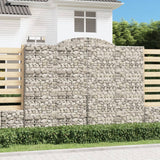 Vidaxl Schans kurve 5 st hvælvede 300x50x220 240 cm jern