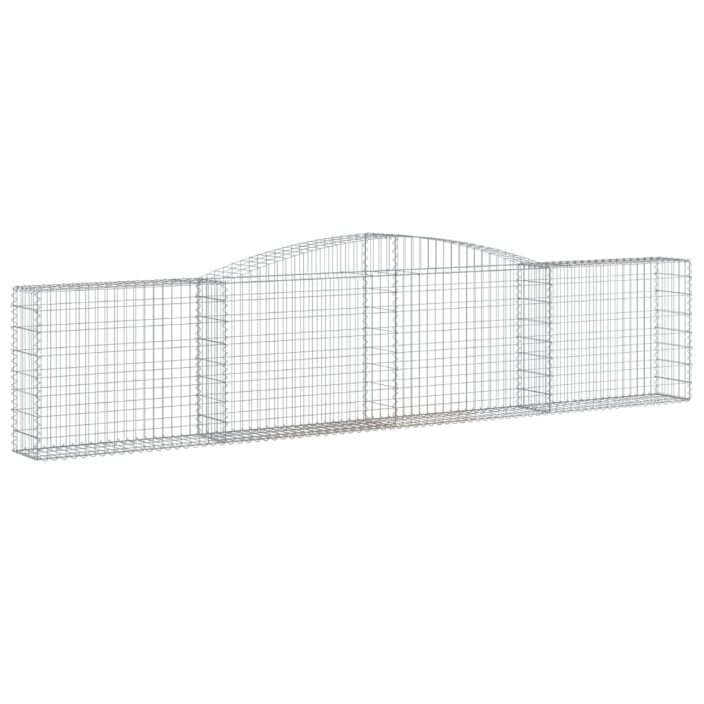 VidaXL Schans baskets 2 ST vaulted 400x30x80 100 cmg iron