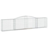 VidaXL Schans baskets 3 st vaulted 400x30x80 100 cm iron