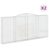 Vidaxl Schans Baskets 2 St. Klenané 400x30x180 200 cm železo