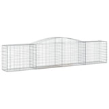 Vidaxl Schans baskets 5 st vaulted 400x50x80 100 cm galvanized iron