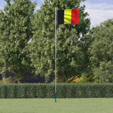 VidaXL Drapeau avec mât 6,23 m aluminium