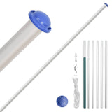 VidaXL Drapeau avec mât Pologne 6,23 m aluminium
