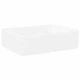 Vidaxx évier 48x37x13 rectangulaire en céramique blanc