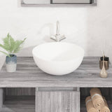 Vidaxx lavabo 36x15 cm rond en céramique blanc