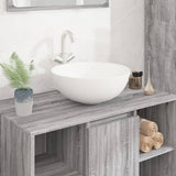 Vidaxx lavabo 36x15 cm rond en céramique blanc
