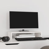 Vidaxx support pour moniteur 50x27x10 cm bois de pin massif blanc