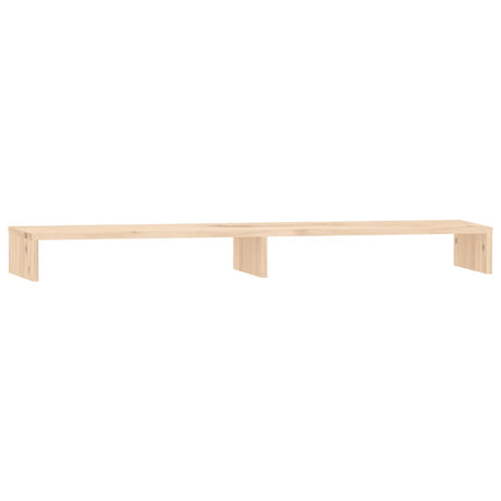 Vidaxxl support pour écran 100x27x10 cm bois de pin massif