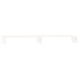 VidaXL support pour moniteur 100x27x10 cm bois de pin massif blanc