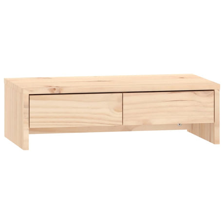 Vidaxxl support pour écran 50x27x15 cm bois de pin massif