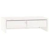 Vidaxx support pour moniteur 50x27x15 cm bois de pin massif blanc
