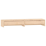 Vidaxxl support pour écran 100x27x15 cm bois de pin massif
