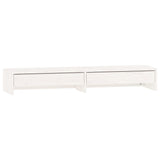 Vidaxx support pour moniteur 100x27x15 cm bois de pin massif blanc