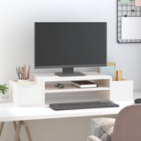 Vidaxx support pour moniteur 70x27,5x15 cm bois de pin massif blanc