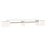 Vidaxx support pour moniteur 100x27,5x15 cm bois de pin massif blanc