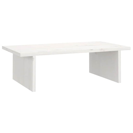 Vidaxx support pour moniteur 50x27x15 cm bois de pin massif blanc