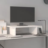 Vidaxx support pour moniteur 50x27x15 cm bois de pin massif blanc