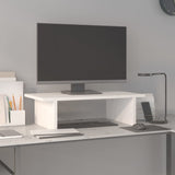 Vidaxl Monitor står 50x27x15 cm Solid Pine White