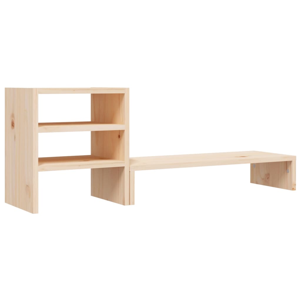 Vidaxxl support pour écran 81x20x30 cm bois de pin massif