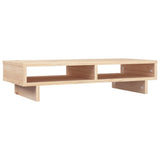 Vidaxxl support pour écran 60x27x14 cm bois de pin massif