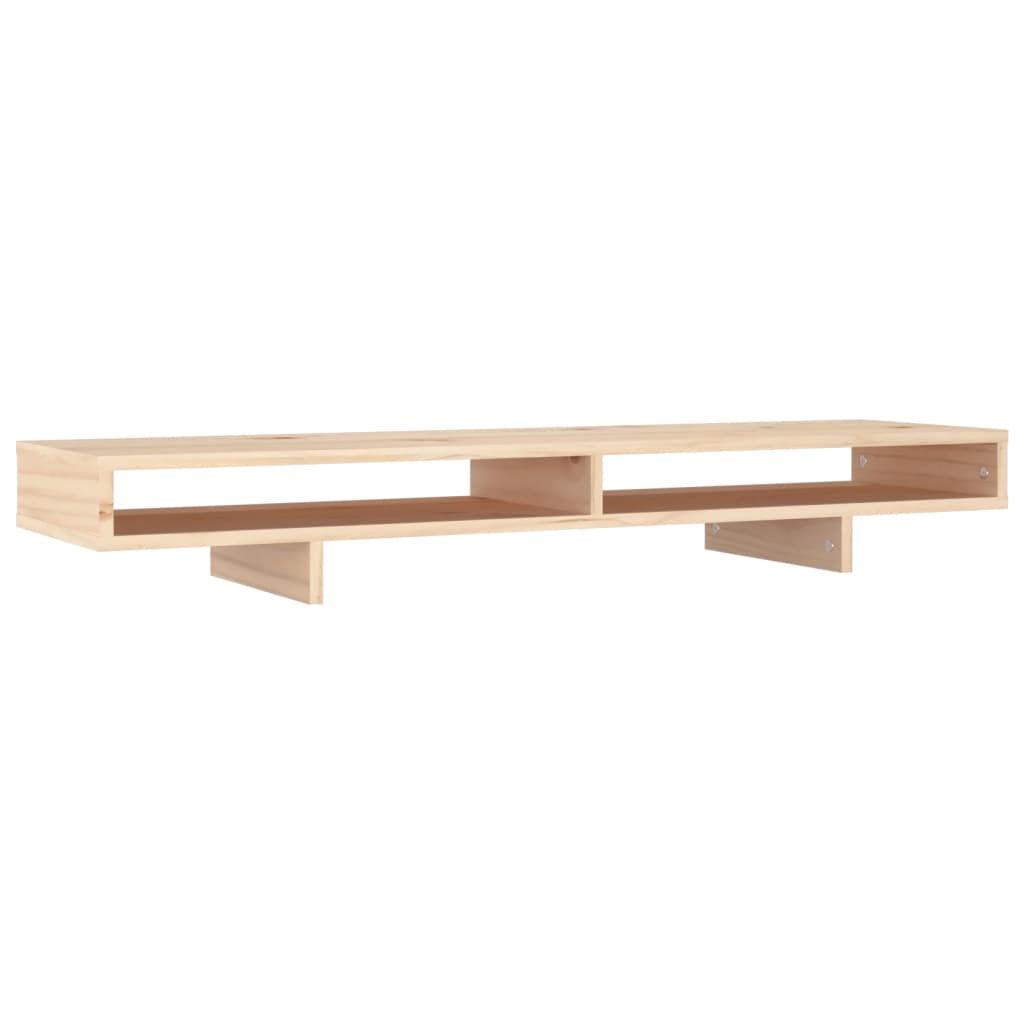Vidaxxl support pour écran 100x27x14 cm bois de pin massif