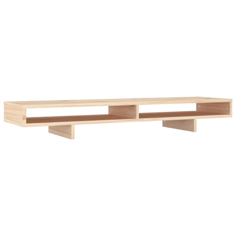 Vidaxxl support pour écran 100x27x14 cm bois de pin massif