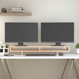 Vidaxxl support pour écran 100x27x14 cm bois de pin massif