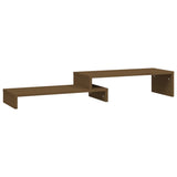VidaXL Support pour moniteur (52-101)x22x14 cm pin brun miel