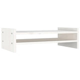 Vidaxl Monitor står 50x27x15 cm Solid Pine White