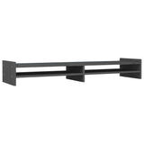 Vidaxx support pour moniteur 100x27x15 cm bois de pin massif gris