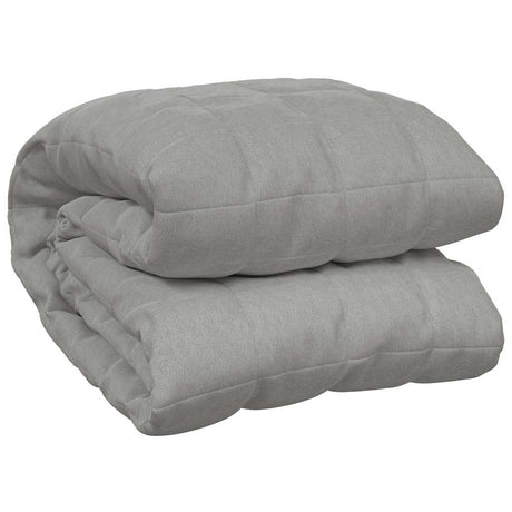 Vidaxx couverture lestée 120x180 cm 9 kg tissu gris