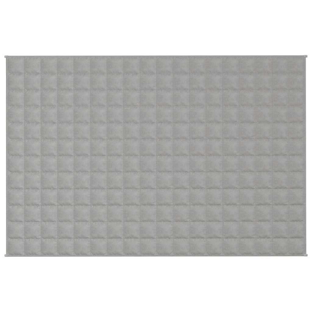 Vidaxx couverture lestée 120x180 cm 9 kg tissu gris