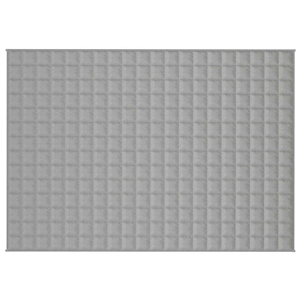 Vidaxx couverture lestée 138x200 cm 6 kg tissu gris