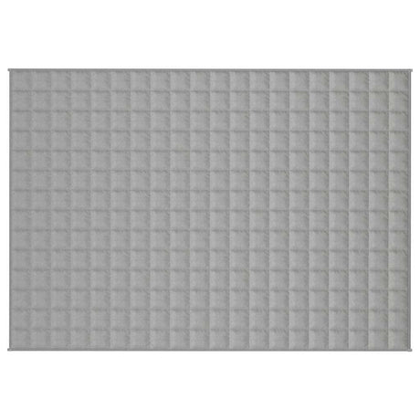 Vidaxx couverture lestée 138x200 cm 6 kg tissu gris