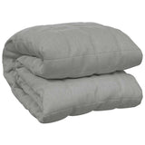 Vidaxx couverture lestée 138x200 cm 10 kg tissu gris