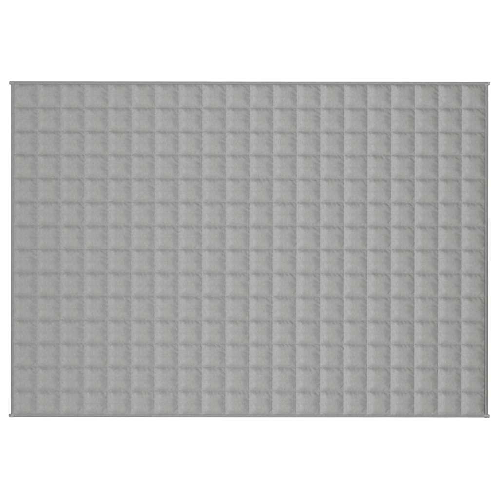 Vidaxx couverture lestée 138x200 cm 10 kg tissu gris