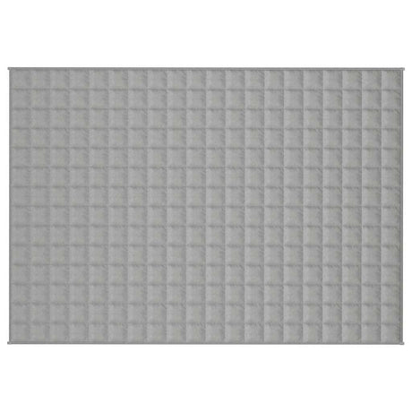 Vidaxx couverture lestée 138x200 cm 10 kg tissu gris