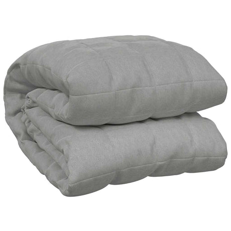 Vidaxx couverture lestée 150x200 cm 7 kg tissu gris