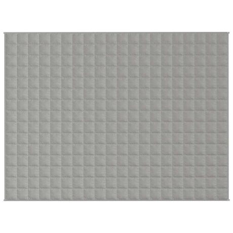 Vidaxx couverture lestée 150x200 cm 7 kg tissu gris