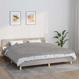Vidaxx couverture lestée 155x220 cm 7 kg tissu gris