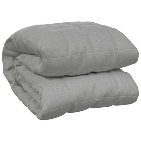 Vidaxx couverture lestée 155x220 cm 11 kg tissu gris