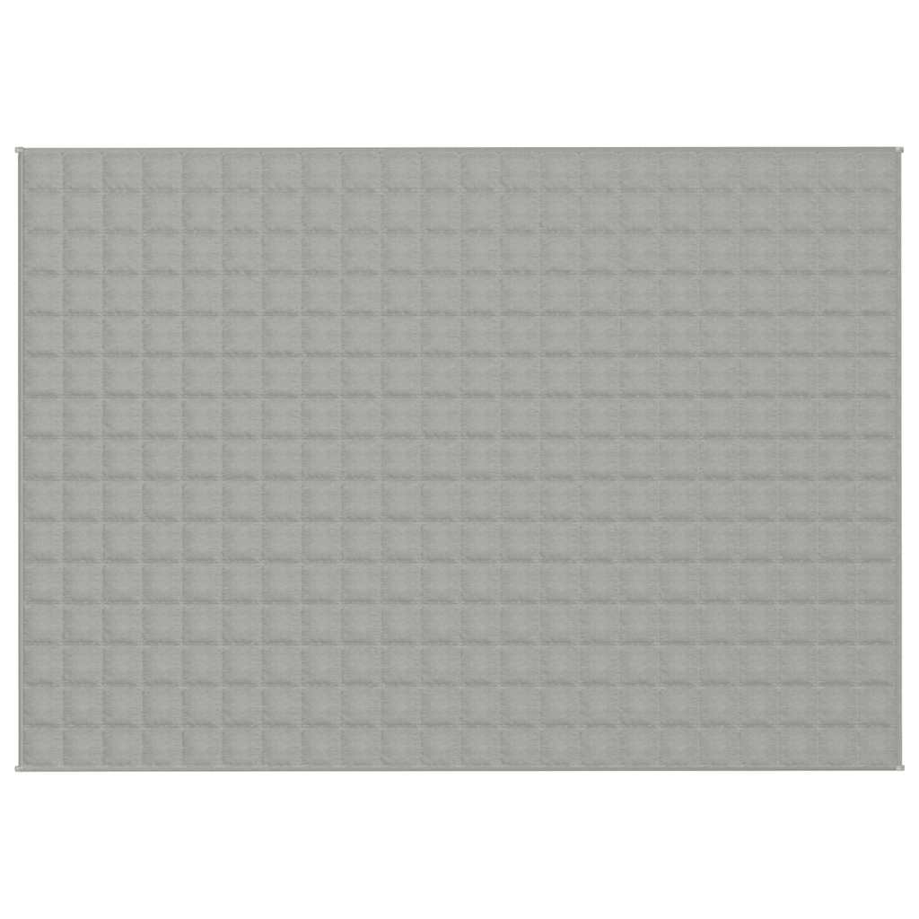 Vidaxx couverture lestée 155x220 cm 11 kg tissu gris