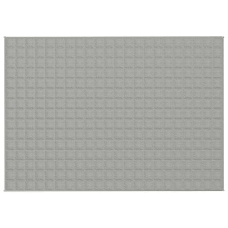 Vidaxx couverture lestée 155x220 cm 11 kg tissu gris