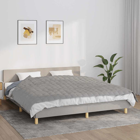 Vidaxx couverture lestée 155x220 cm 11 kg tissu gris