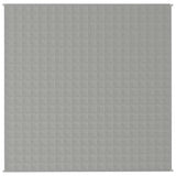 Vidaxx couverture lestée 200x200 cm 9 kg tissu gris