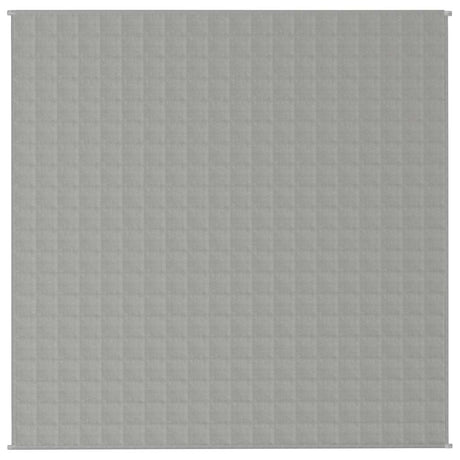 Vidaxx couverture lestée 200x200 cm 9 kg tissu gris