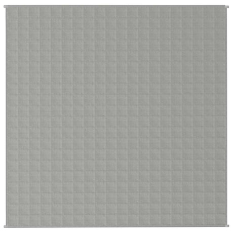 Vidaxx couverture lestée 200x200 cm 13 kg tissu gris