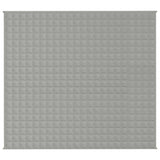 Vidaxx couverture lestée 200x225 cm 9 kg tissu gris