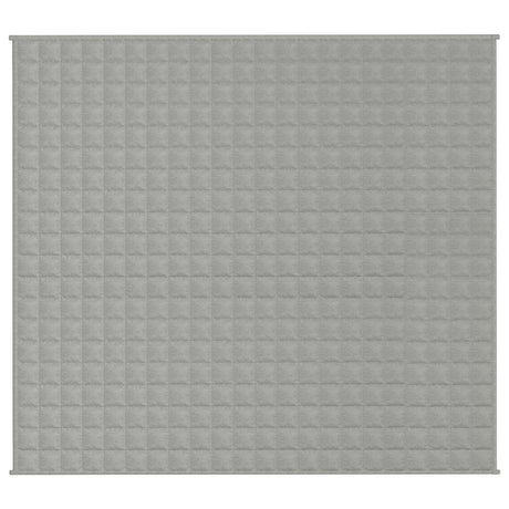 Vidaxx couverture lestée 200x225 cm 9 kg tissu gris