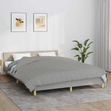 Vidaxx couverture lestée 200x225 cm 9 kg tissu gris